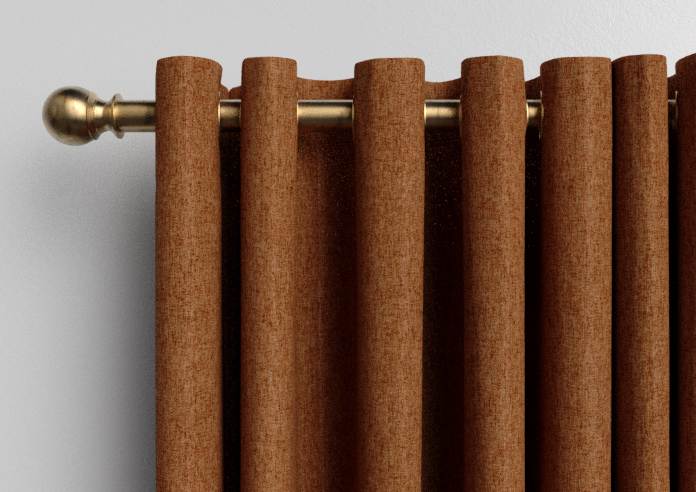 Wexley, Burnt Orange - Made to Measure Curtains - Image 11